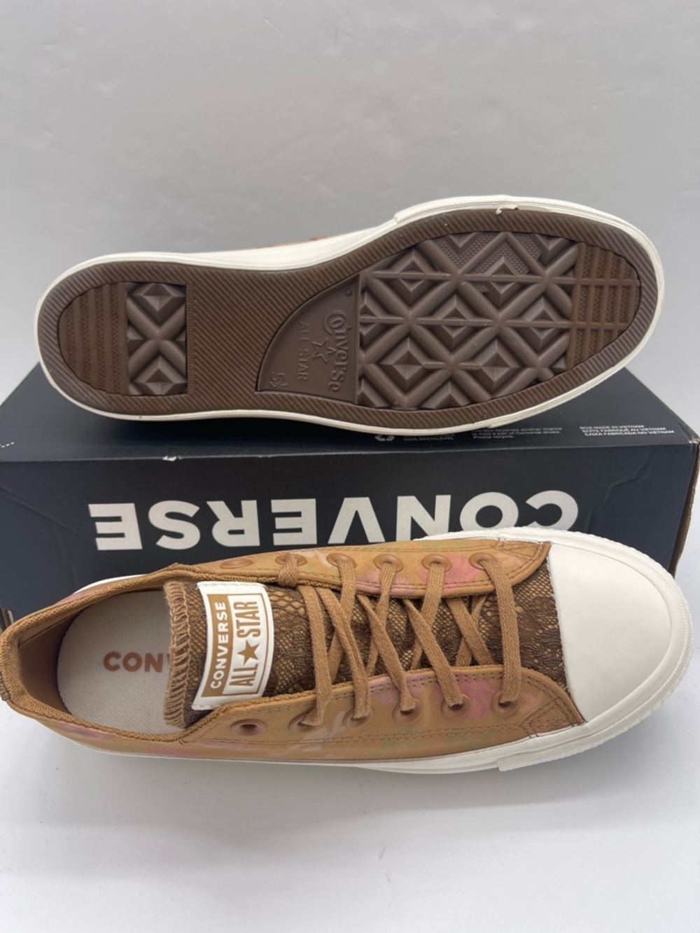 Converse CTAS Lift Ox Platform Sneakers Incensed Egret Grounded A17486F Low Top - Picture 3 of 16